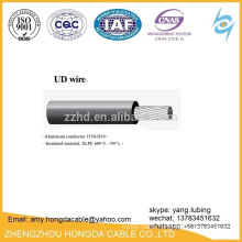 600 V Aluminum conductor Type UD wire with XLPE inuslation